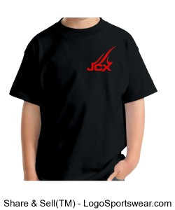 JCX - Youth Shirt Black Design Zoom