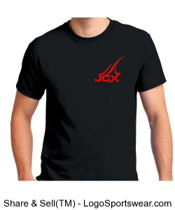 JCX Adult T Shirt - Black Design Zoom